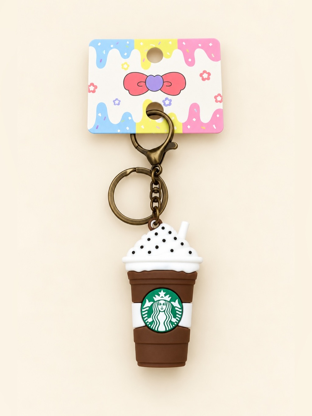 Keychain with Starbucks logo- unbranded